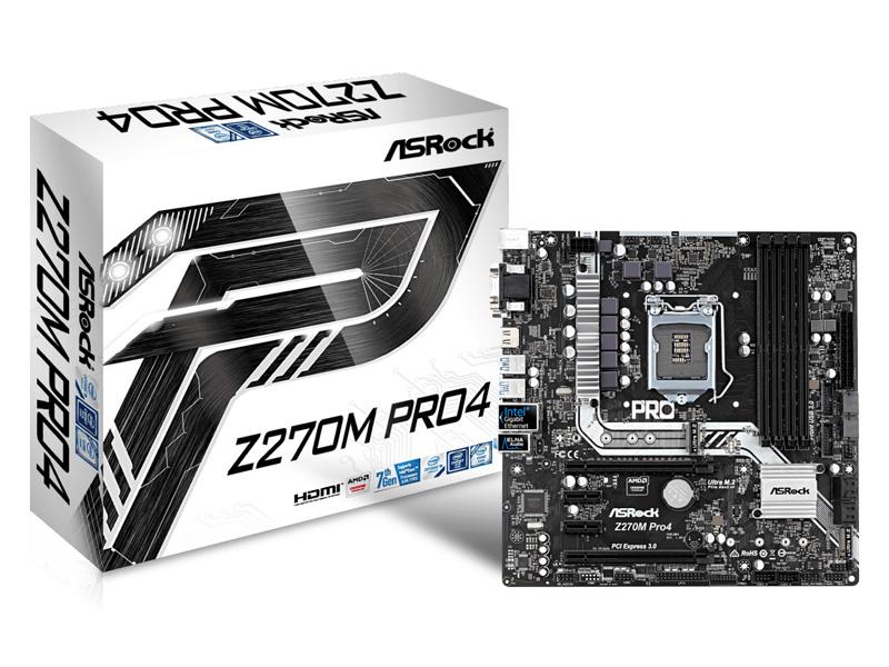 Mainboard ASROCK Z270M Pro4 90-MXB3F0-A0UAYZ