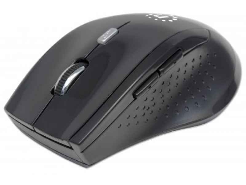 Manhattan 179386 mice RF Wireless Optical 1600 DPI Right-hand Black 179386