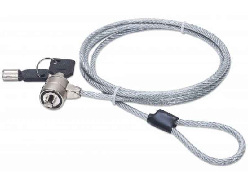 Manhattan 440271 cable lock Silver 1.4 m 440271