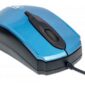 Manhattan Edge mice USB Optical 1000 DPI Ambidextrous Black,Blue 177801
