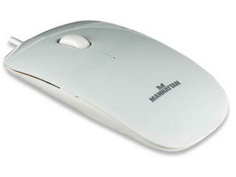 Manhattan Silhouette mice USB Optical 1000 DPI White 177627
