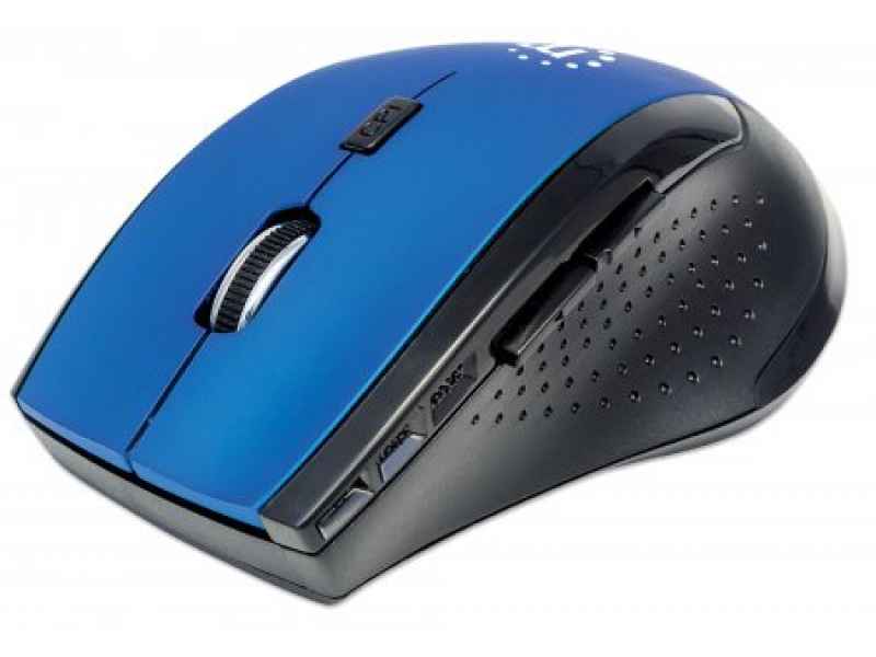 Manhattan mice RF Wireless Optical 1600 DPI Right-hand Black,Blue 179294