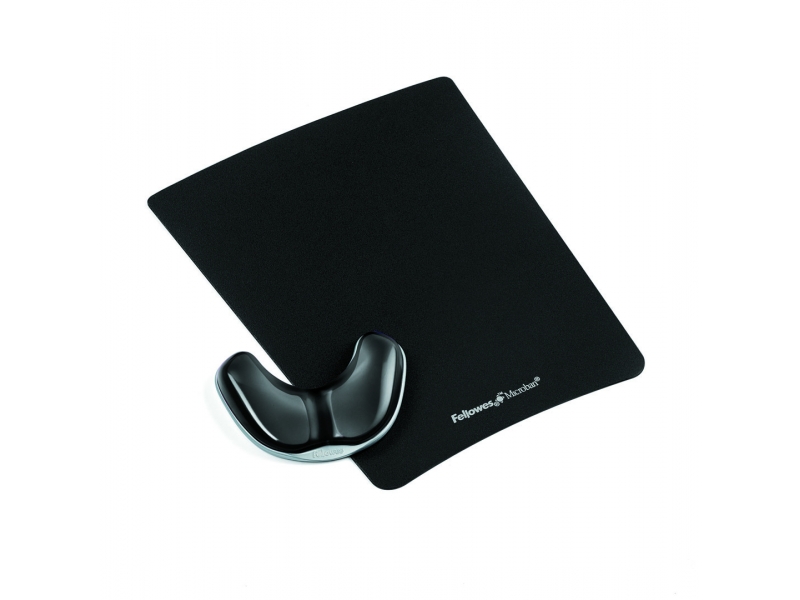 Mauspad Fellowes Mauspad mit Handgelenkpolsterkissen schwarz 9180701