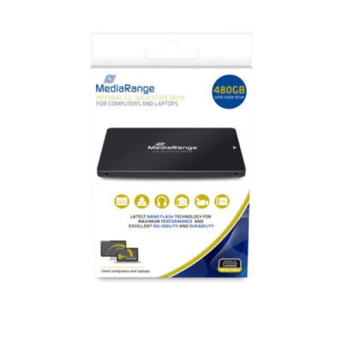 MediaRange SSD 480GB USB 2.5 Intern Schwarz MR1003