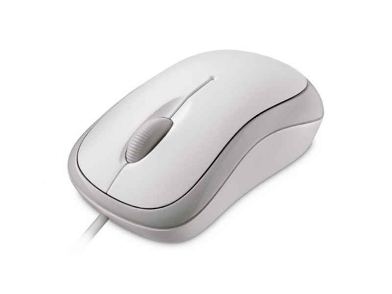 Microsoft Basic Optical Mouse for Business mice USB 800 DPI Ambidextrous White 4YH-00008