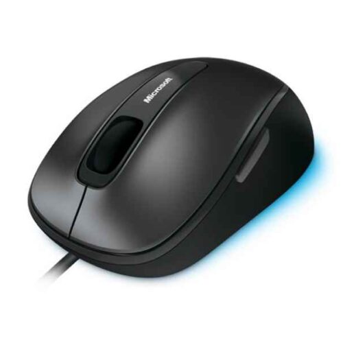 Microsoft Comfort Mouse 4500 mice USB Optical 1000 DPI Ambidextrous Black 4FD-00023