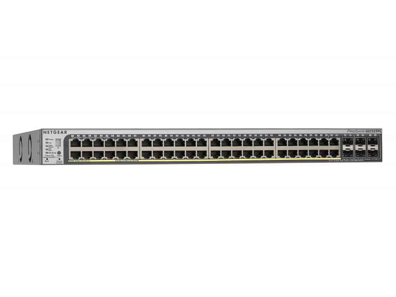 Netgear ProSAFE 52-Port Gigabit PoE Smart Managed Switch GS752TPS