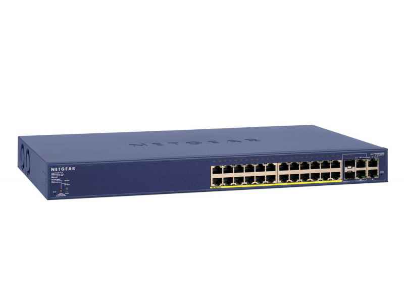 Netgear ProSafe Switch - PCI Copper Wire 0.1 Gbps - Rack Module FS728TP-100EUS