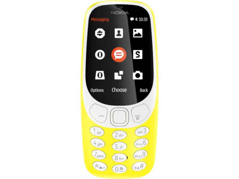 Nokia 3310 2.4Zoll Yellow Funktionstelefon