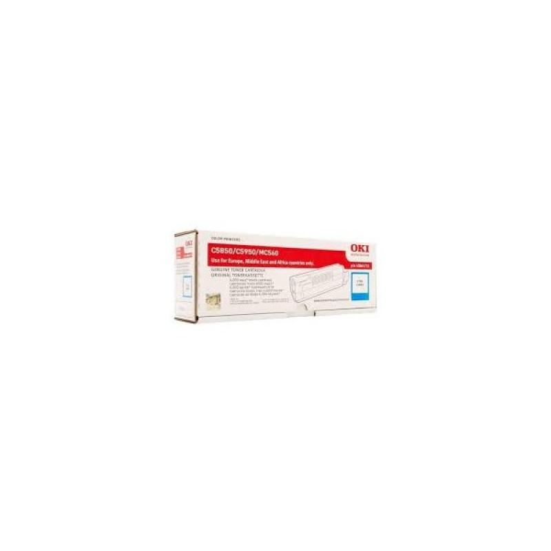 OKI Tonerpatrone - 43865723 - cyan 43865723