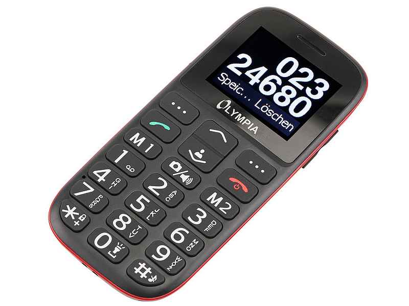 Olympia Bella 4.5 cm (1.77inch) 68 g Black Camera phone 2214
