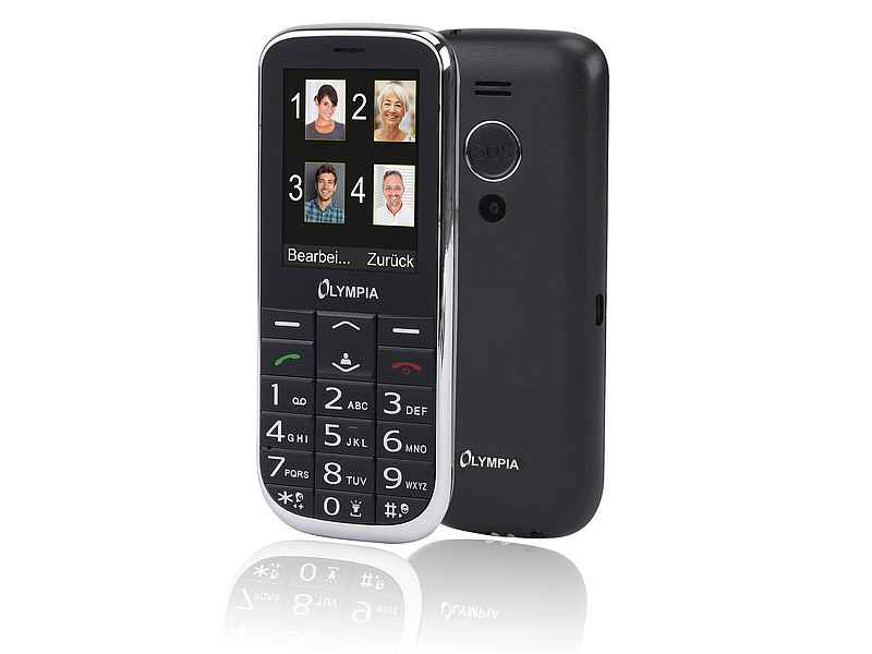 Olympia Joy II 6.1 cm (2.4inch) 64 g Black Camera phone 2219