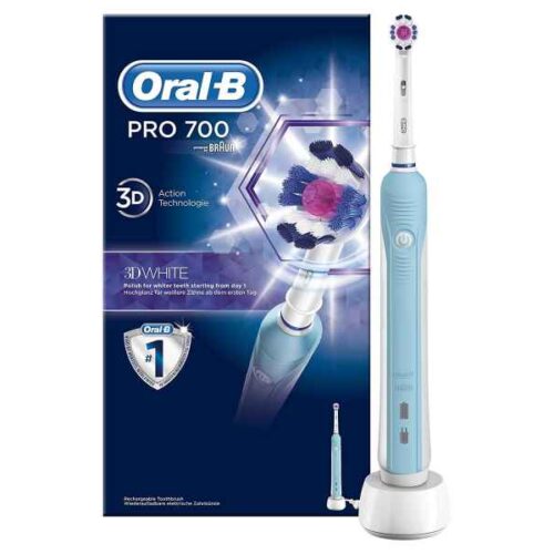 Oral-B Toothblush Pro 700 3D White blue