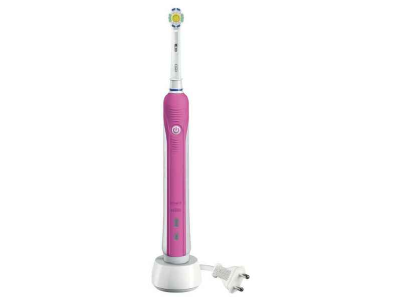 Oral-B Toothblush Pro 700 3D White pink