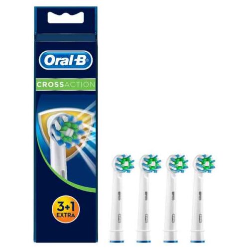 Oral-B Toothbrush Heads bacteria protection CrossAction EB50-3+1