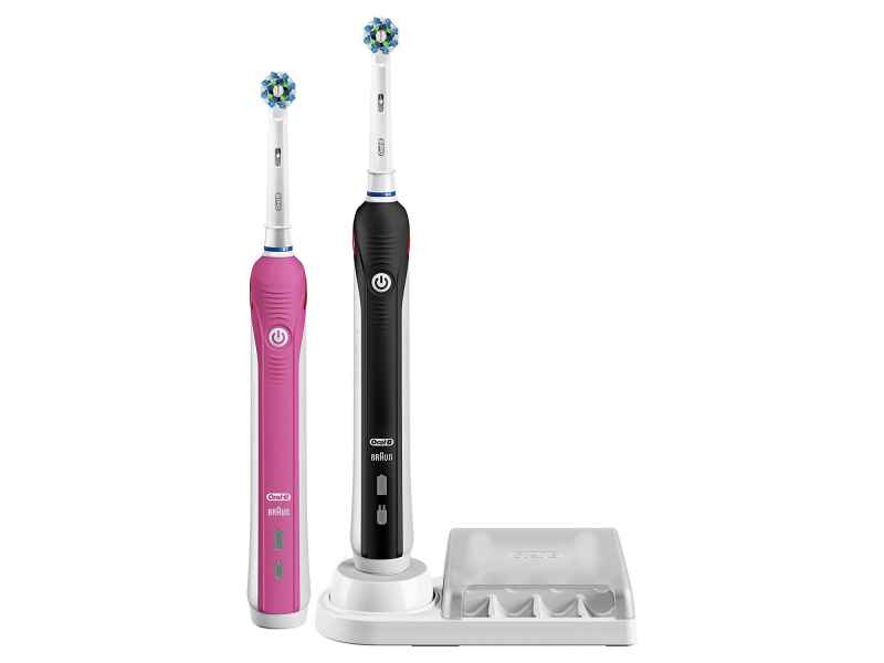 Oral-B Toothbrush Smart 4 4900 2x (Pink + Black)
