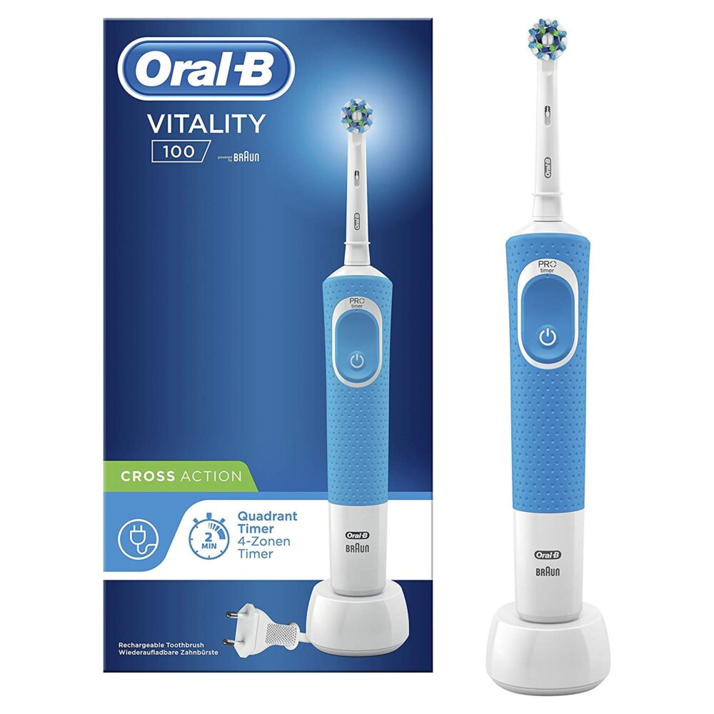 Oral-B Vitality 100 Cross Action blue Box