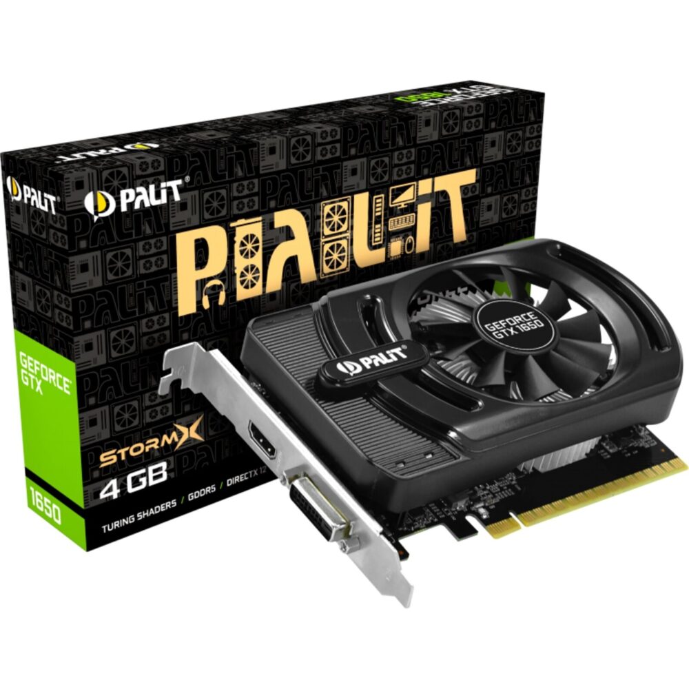 Palit GTX1650 StormX 4096MB,PCI-E,DVI,HDMI,DP NE51650006G1-1170F