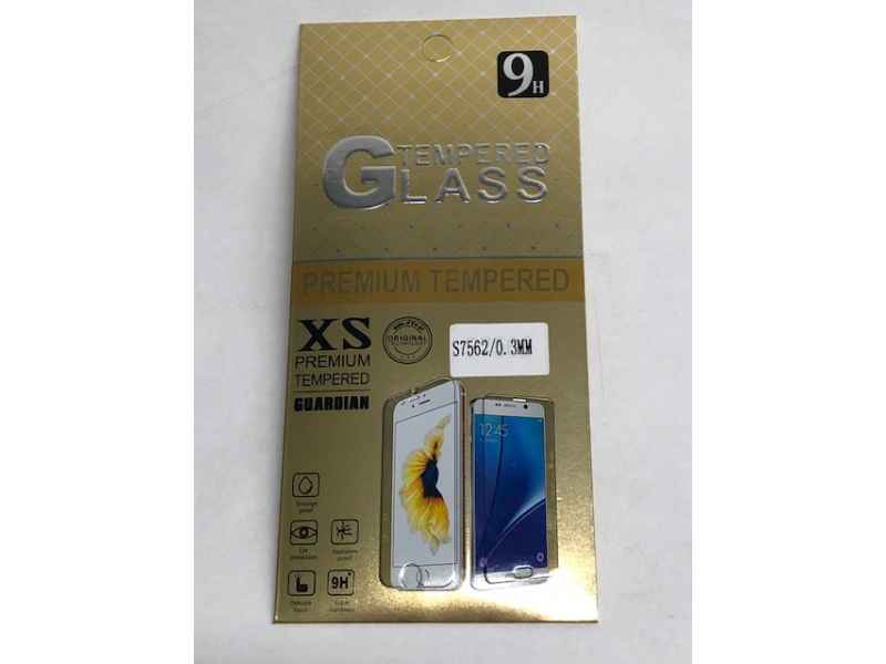 Panzerglas 9H GOLD für Samsung S7562 (0.3mm) RETAIL