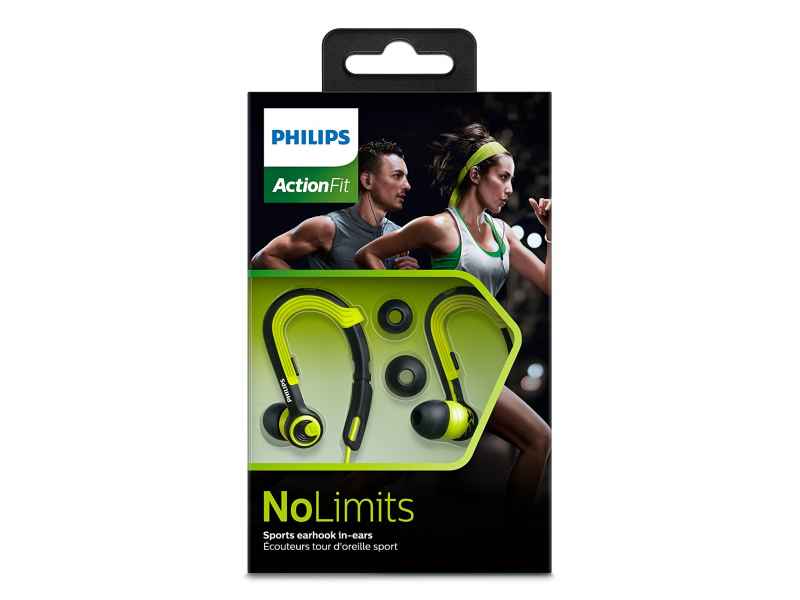 Philips ActionFit NoLimits In-Ear Headphones SHQ3400CL
