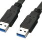 Reekin USB 3.0 Cable - Male-Male - 1,0 Meter (Black)