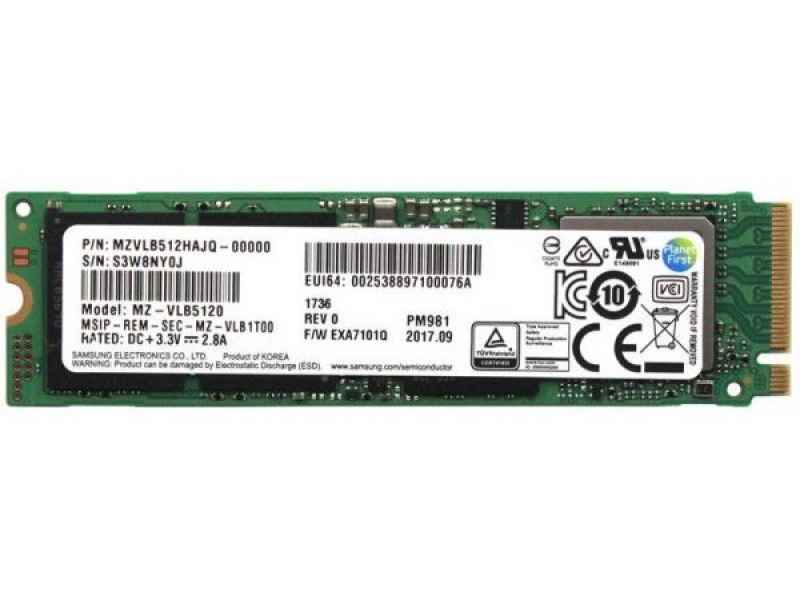 SSD M.2 (2280) 512GB Samsung PM981 (PCIe