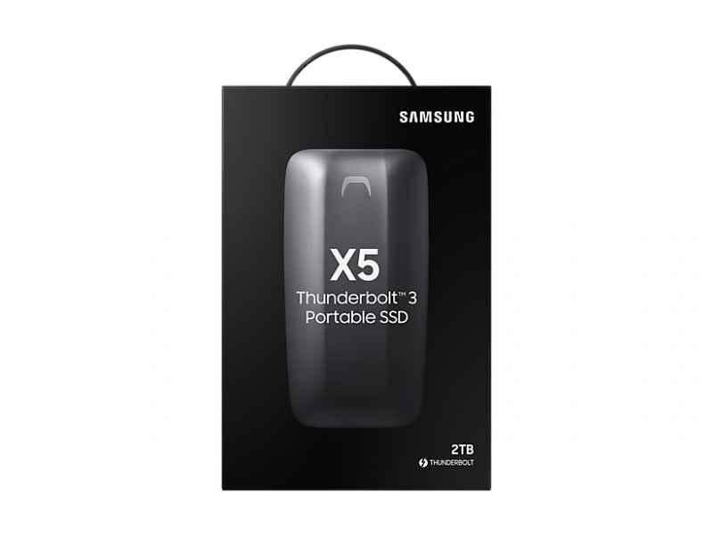 Samsung External solid state drive 2TB Black - Red MU-PB2T0B