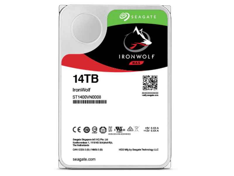Seagate IronWolf 3.5 Zoll 14TB Serial ATA III ST14000VN0008