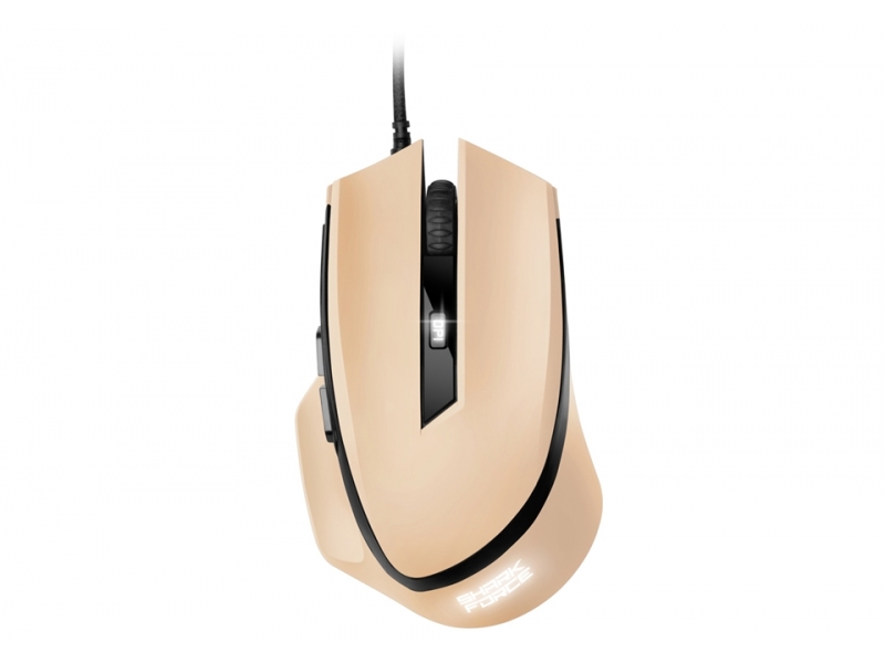 Sharkoon Maus Shark Force cream white 4044951021833