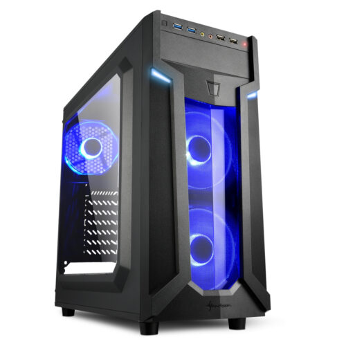 Sharkoon  PC- Gehäuse VG6-W Blue 4044951026807