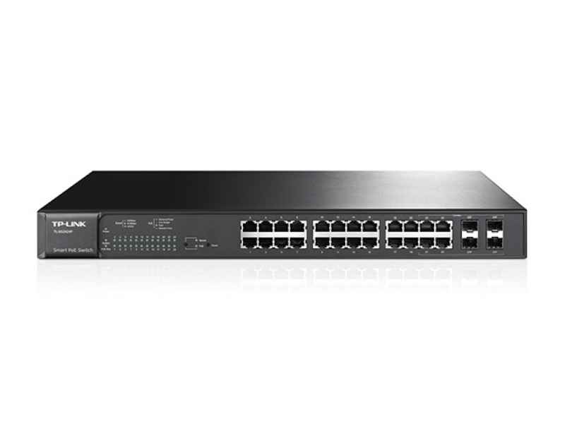 TP-LINK 24-Port Gigabit PoE+ Smart Switch Gigabit Ethernet (10
