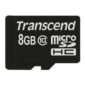 Transcend MicroSD Card  8GB SDHC Cl.10 (ohne Adapter) TS8GUSDC10