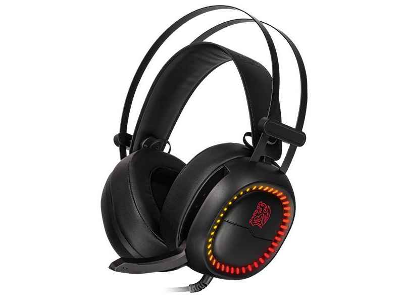 Tt eSPORTS SHOCK PRO RGB Binaural Head-band Black headset HT-HSE-ANECBK-23