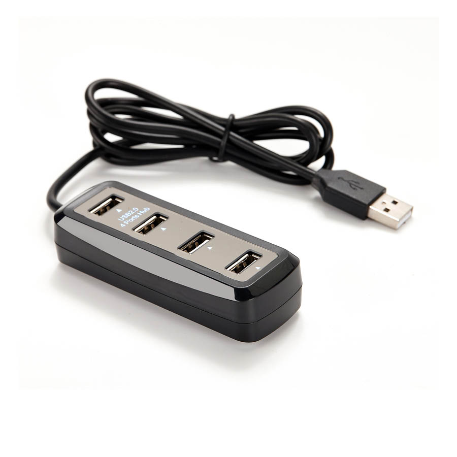 USB 2.0 High Speed HUB 4-Port Black 181GU2