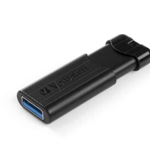 USB-Stick 256GB Verbatim 3.0 Pin Stripe Black retail 49320