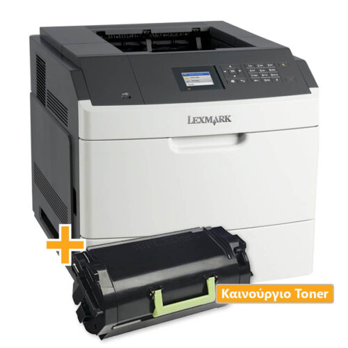 Used Laser Printer Lexmark MS812DN Mono Δικτυακός ( με Extra toner)