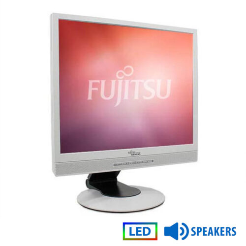 Used Monitor B19-x LED/Fujitsu/19"/1280x1024/White/w/Speakers/VGA & DVI-D