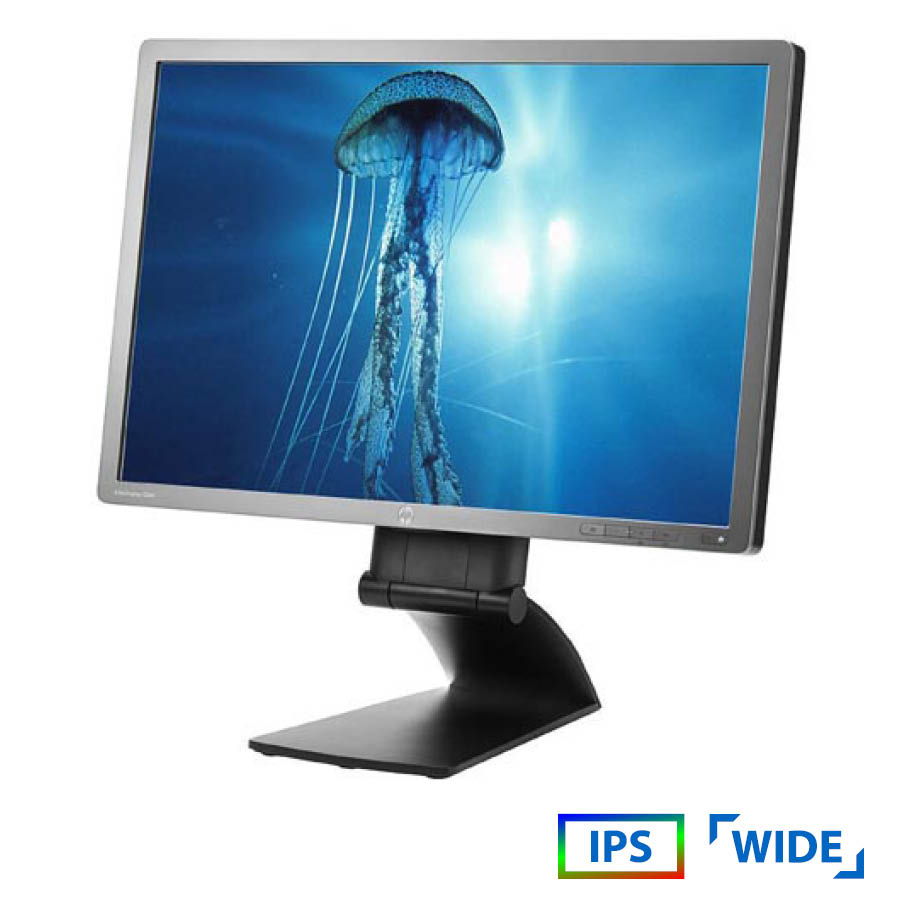 Used Monitor E241i IPS/HP/24"/1920x1200/Wide/Silver/Black/Grade B/D-SUB & DVI-D & DP & USB HUB