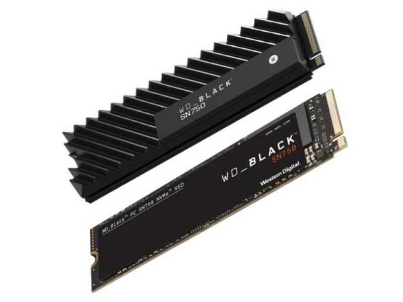 WD Black SN750 NVMe SSD 500GB WDS500G3X0C