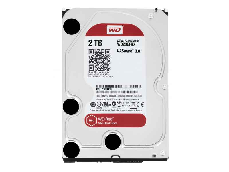 WD Red NAS Hard Drive 2 TB intern 3.5 WD20EFRX