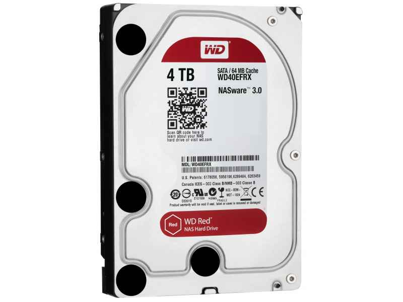 WD Red NAS Hard Drive 4 TB intern 3.5 Festplatte WD40EFRX