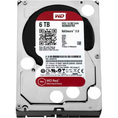 WD Red NAS Hard Drive Festplatte 6 TB intern 3.5 WD60EFRX