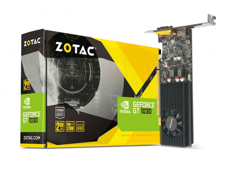ZOTAC Graphics card GeForce GT 1030 2GB GDDR5 ZT-P10300E-10L