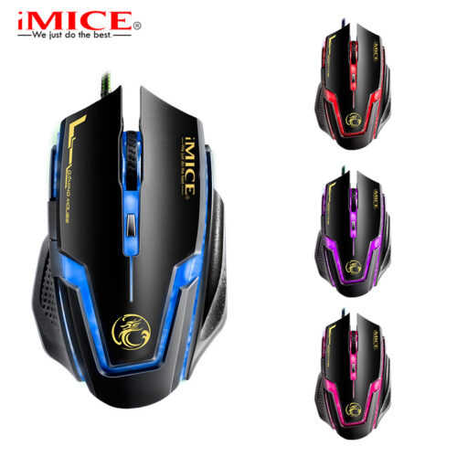 Game mouse with LED lighting - 6 buttons -1200