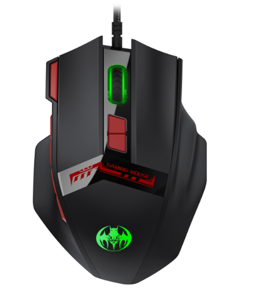 Gaming mouse with RGB lighting - 10 buttons - 3200 DPI