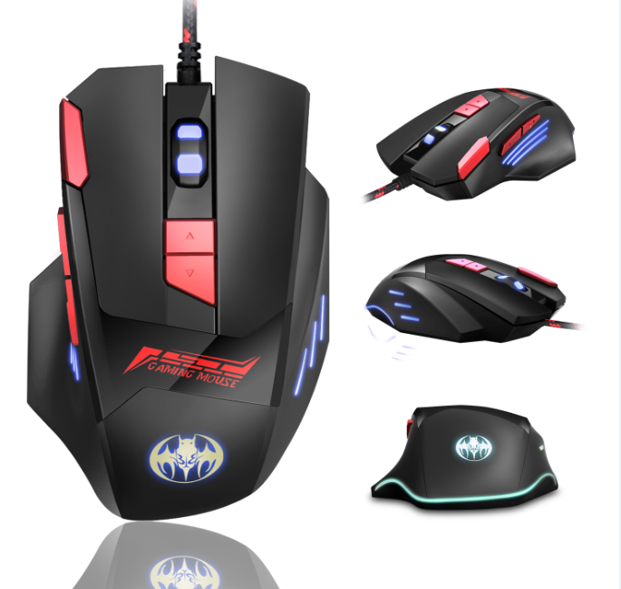 Gaming mouse with RGB lighting - 8 buttons - up to 6800 DPI