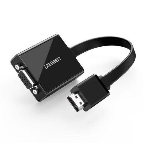 HDMI to VGA Adapter with Audio Converter - 1920x1080P @60Hz - Extra Power Supply