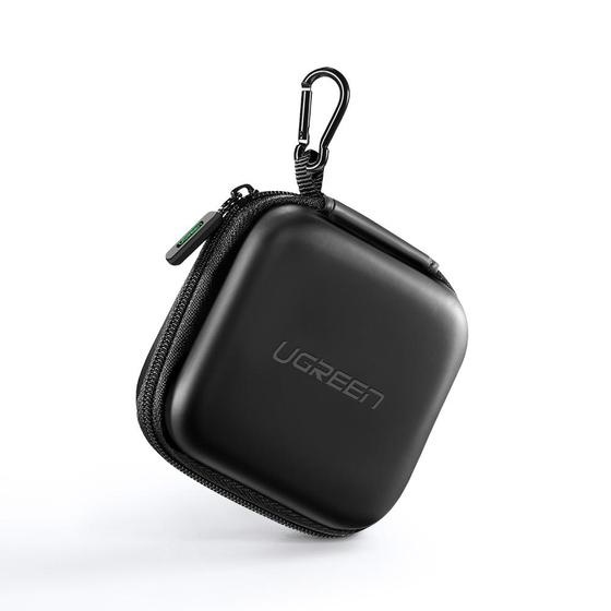 Protective case for wireless earphones - black