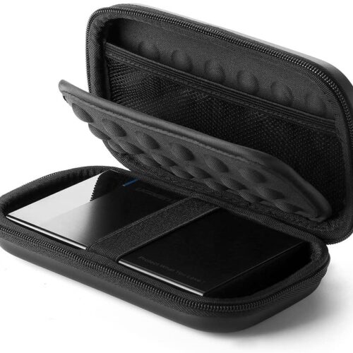 Protective cover for 2.5 inch hard disk and accessories - black