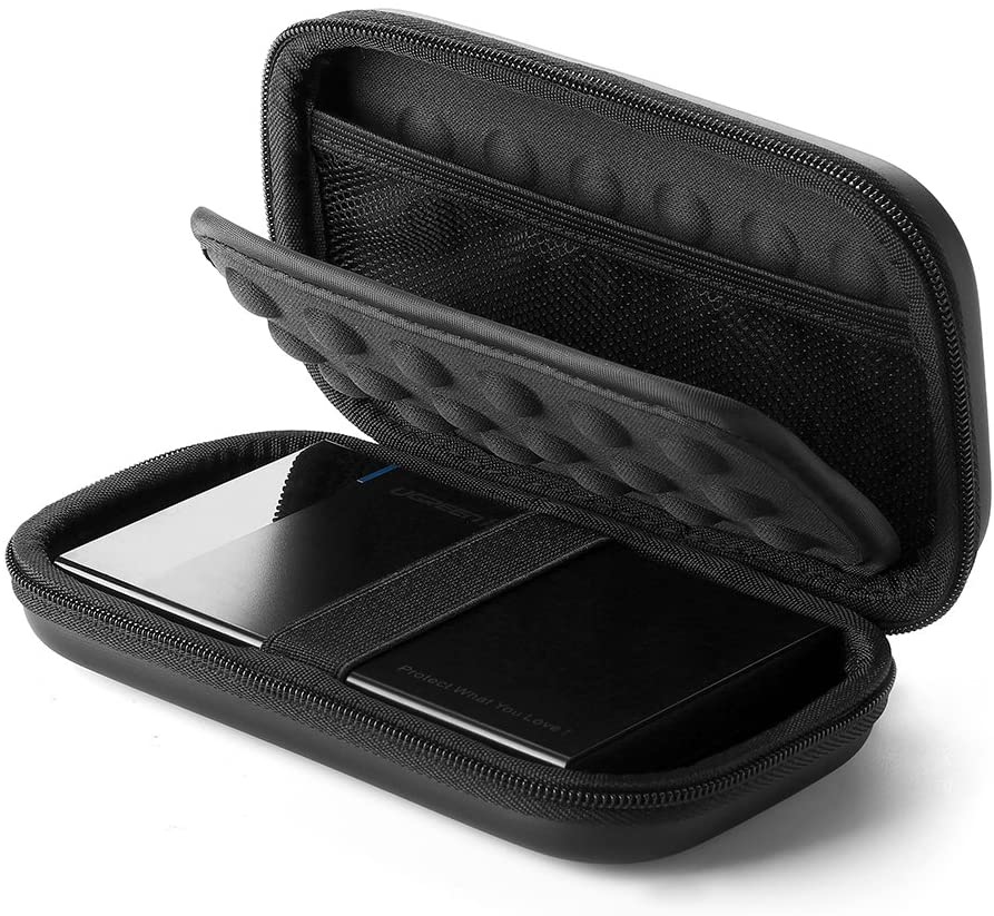 Protective cover for 2.5 inch hard disk and accessories - black